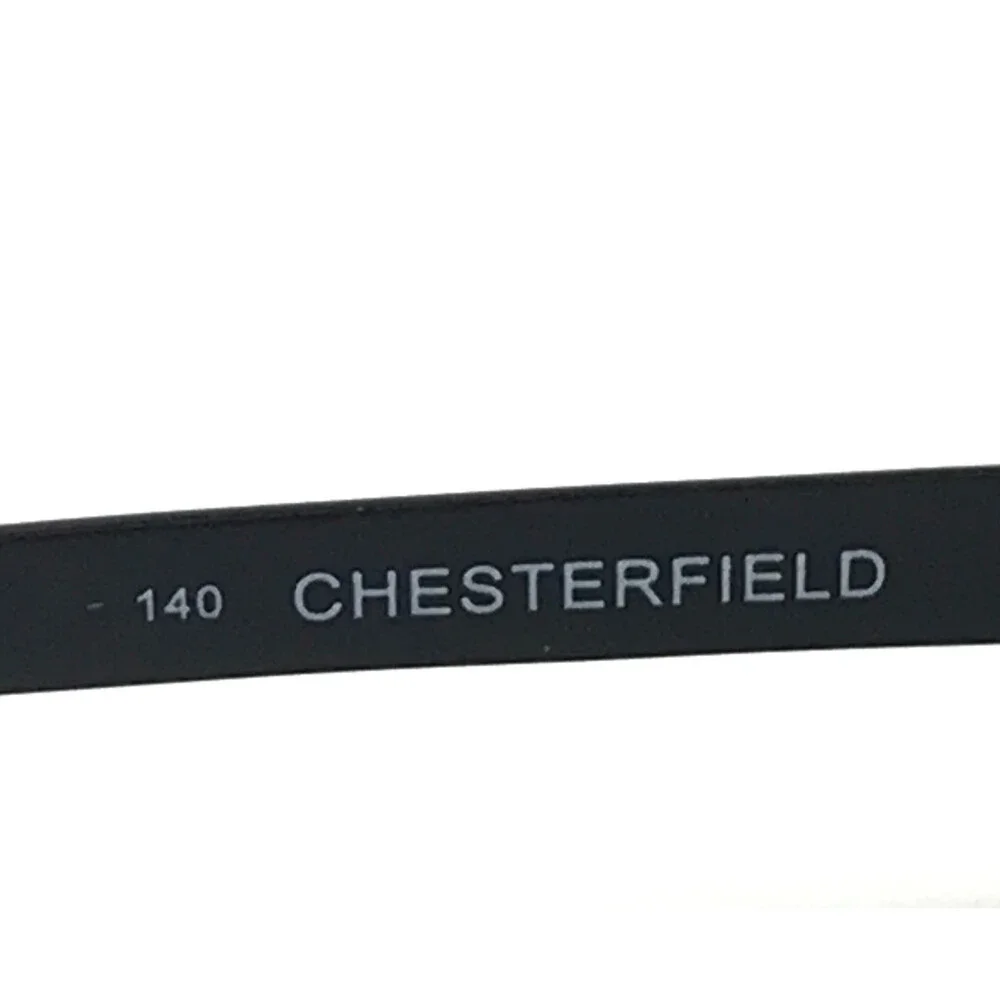 Chesterfield Eyeglasses Frames CH863 0003 Black Rectangle Half Rim 55-18-145
